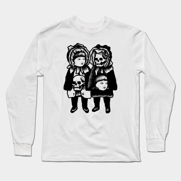 Two Heads Long Sleeve T-Shirt by RicardoCarn